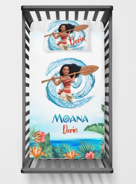 Kişiye Özel Bebek Yatak Örtüsü Moana