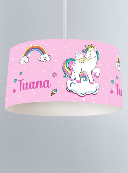 Kişiye Özel İsimli Sarkıt Unicorn