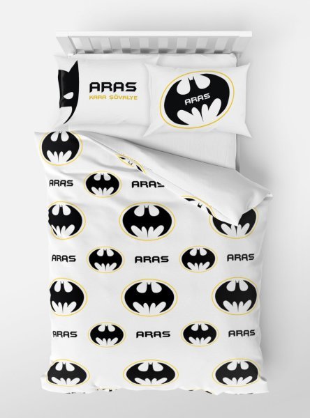 Kişiye Özel Tek Kişilik Micro Saten Nevresim Batman