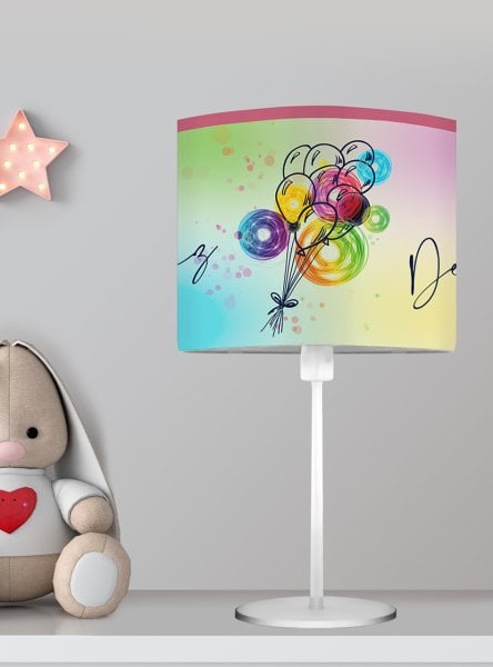 Kişiye Özel Başucu Abajur Balon