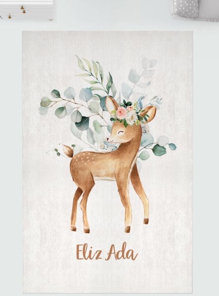 Kişiye Özel Dijital Baskı Halı Bambi