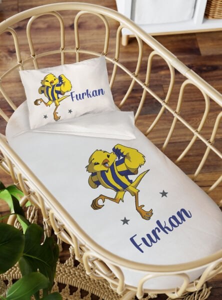 Anne Yanı Beşik Nevresim Takımı Kanarya