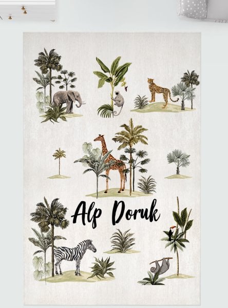 Kişiye Özel Dijital Baskı Halı Safari
