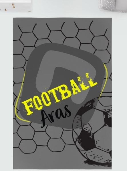 Kişiye Özel Dijital Baskı Halı Futbol