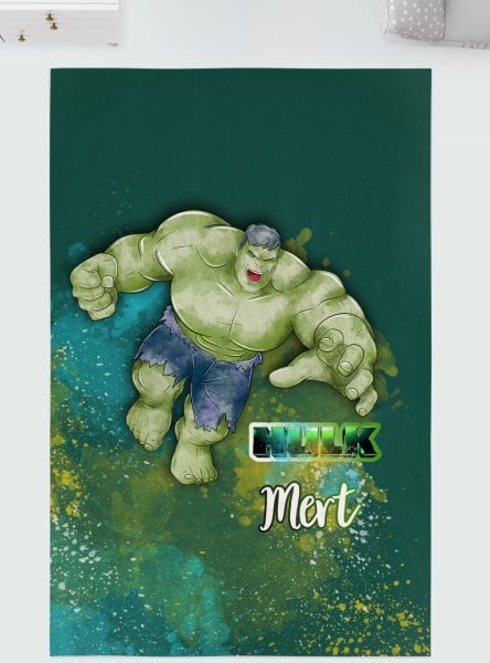 Kişiye Özel Dijital Baskı Halı Hulk