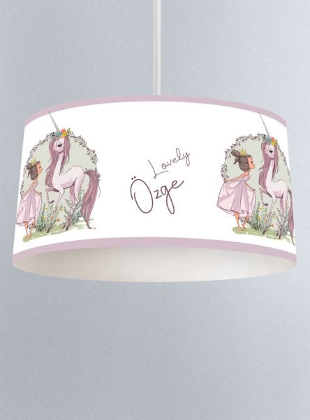 Kişiye Özel İsimli Sarkıt Avize Unicorn
