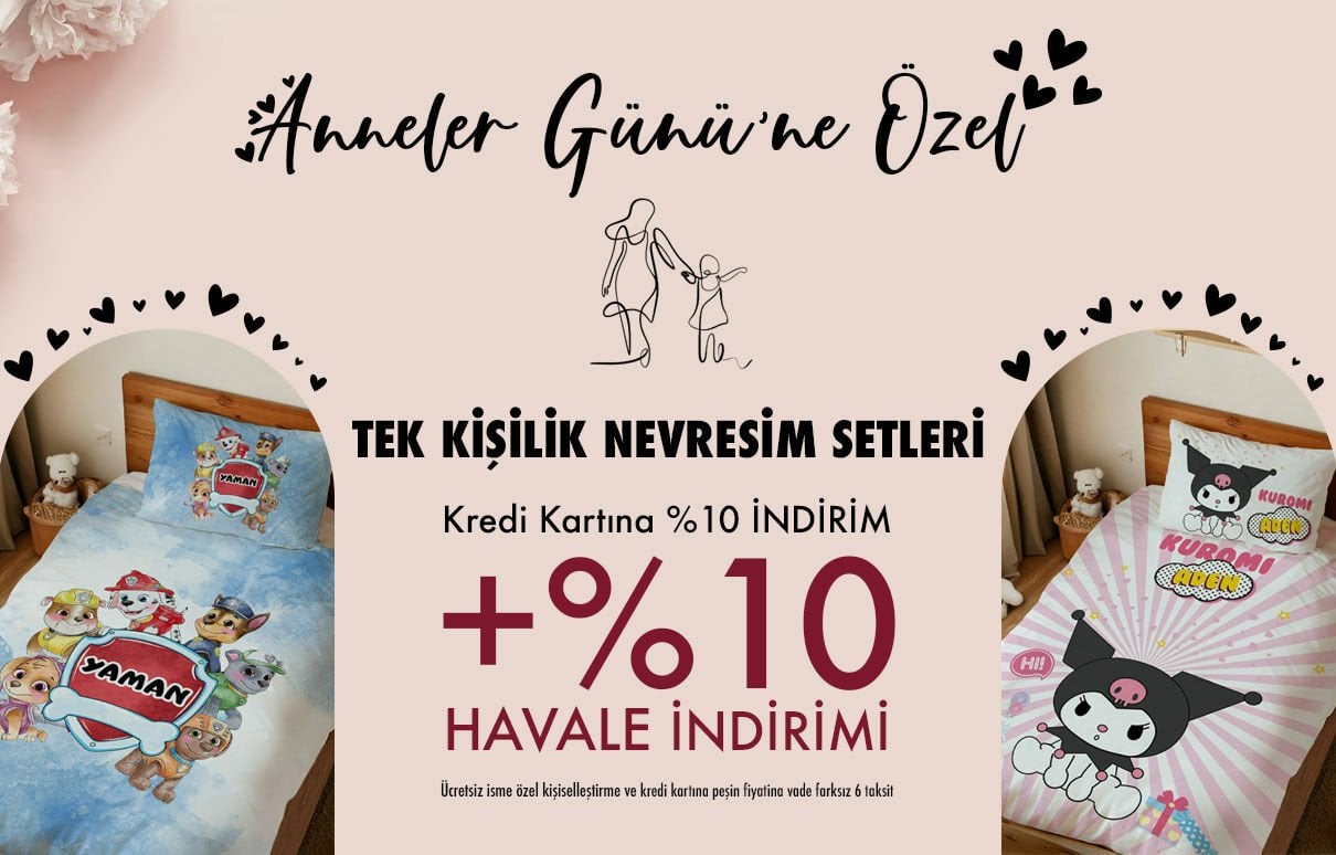 TEK KİŞİLİK NEVRESİM TAKIMI