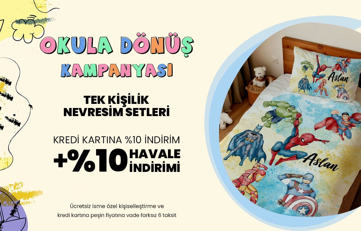 TEK KİŞİLİK NEVRESİM TAKIMI