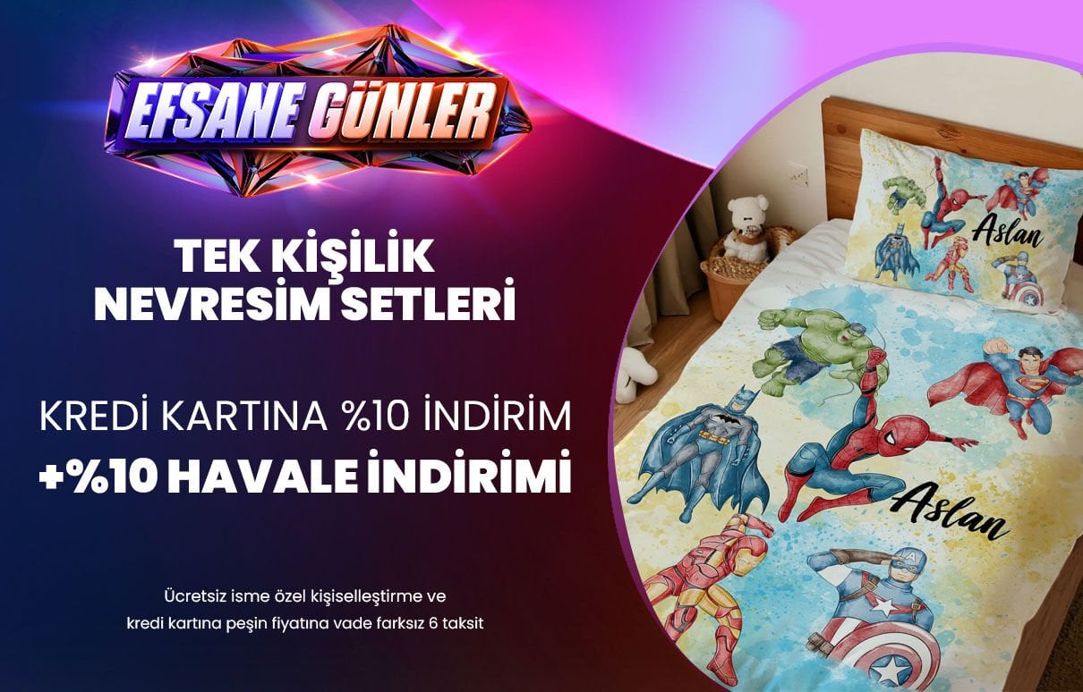 TEK KİŞİLİK NEVRESİM TAKIMI