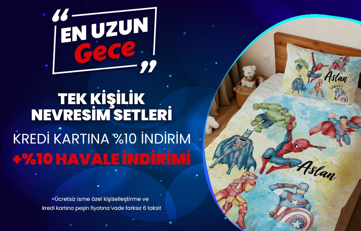 TEK KİŞİLİK NEVRESİM TAKIMI