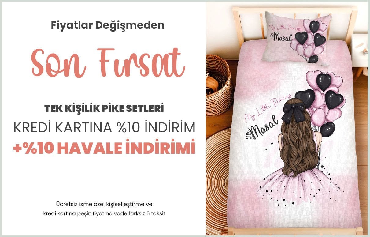 TEK KİŞİLİK PİKE SETİ